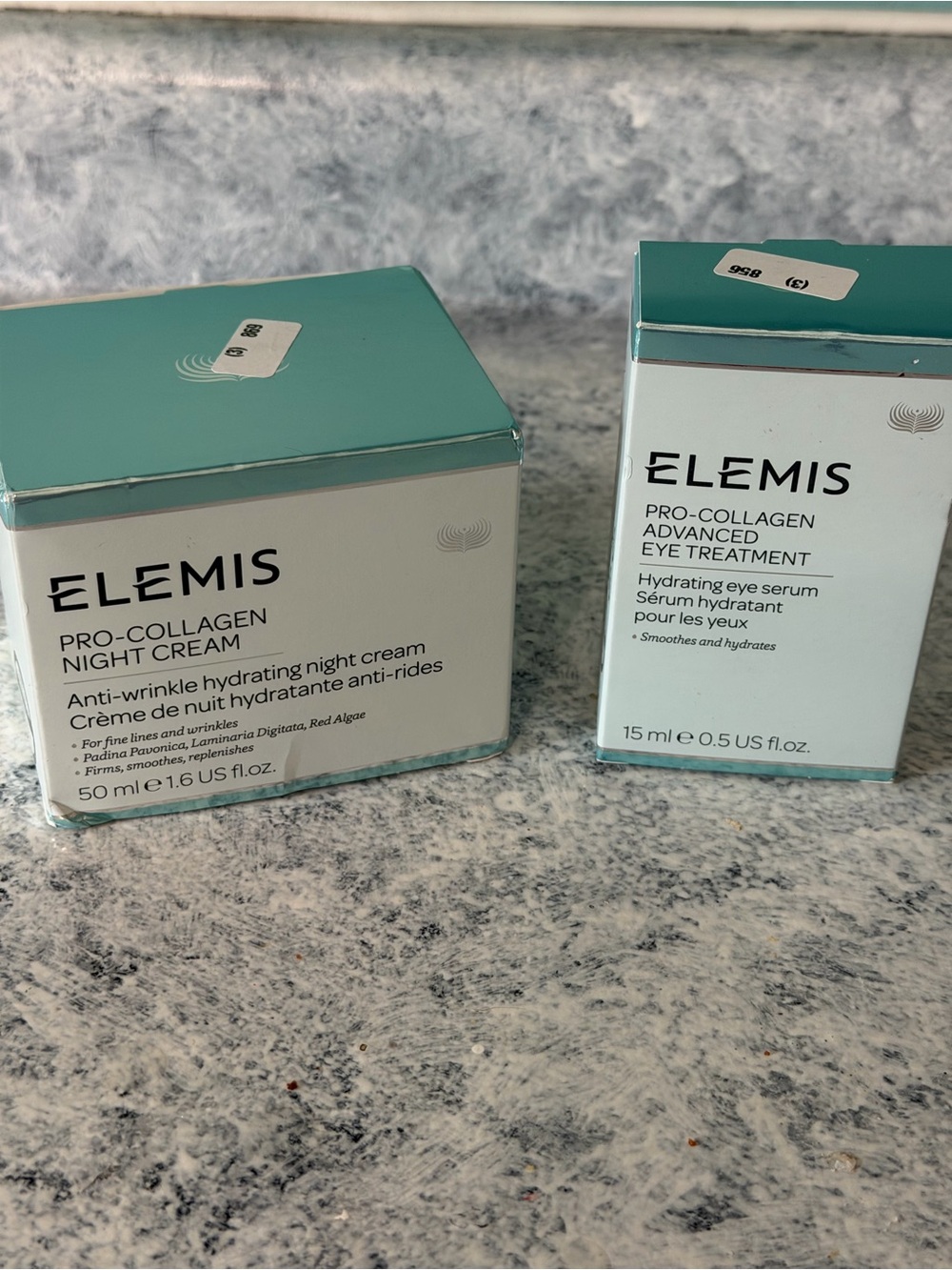 Elemis Pro-Collagen Night Cream & Advanced Eye Treatment -